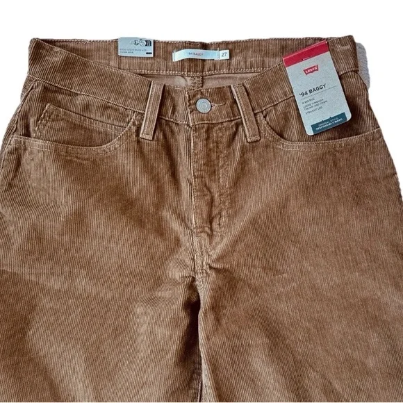 Levi's Women's '94 Baggy Corduroy Pants 30x33 - Picture 5 of 7